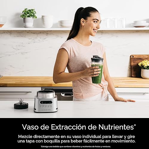 Miniatura 11 de Ninja SS151 TWISTi Blender DUO, batidora de alta velocidad de 1600 W, preparador de batidos y extractor de nutrientes* de 5 funciones para batidos