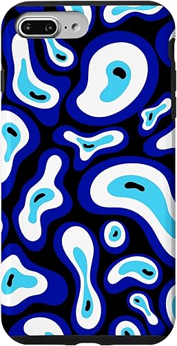 Miniatura 12 de Funda para iPhone 15 Pro Evil Eye Turkish Groovy Swirl Pattern Good Vibes
