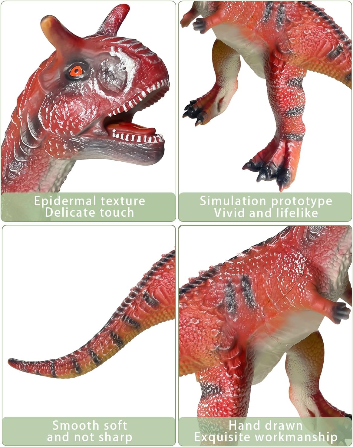 Big Carnotaurus 28 inch, Dinosaur Toys for Kids 3-5, Large Inflatable Dinosaur Toys for Kids Toddler Party Favors, Birthday Gifts for Boys Girls - Image 3