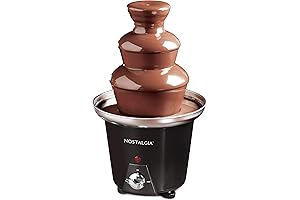 Nostalgia Electric Chocolate Fondue Fountain Machine Punch Fountain for Parties