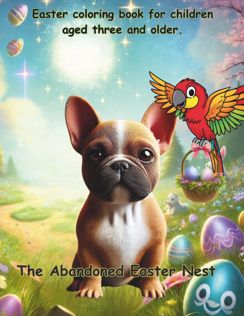 Easter coloring book for children aged 3 and older: The Abandoned Easter Nest