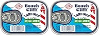 Vista 11 de Beach Cliff Wild Caught Sardines in Louisiana Hot Sauce, lata de 3.75 onzas (paquete de 12) – 0.49 oz de proteína por porción, sin gluten, apto