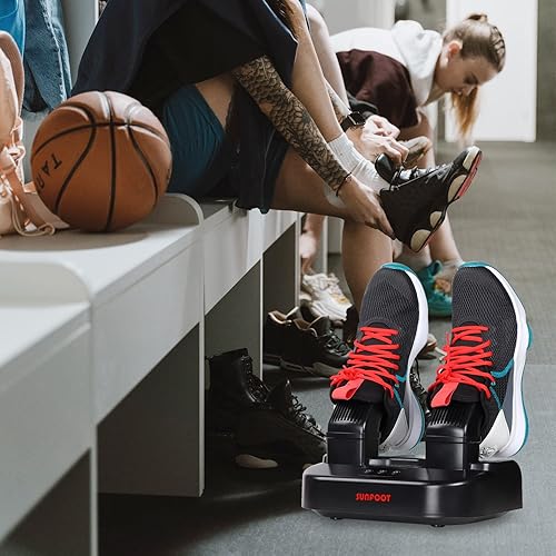 Miniatura 5 de SUNFOOT Secador de botas y desodorante para botas de trabajo, botas de esquí, sombreros, calcetines, cascos de motocicleta con soplador de calor,