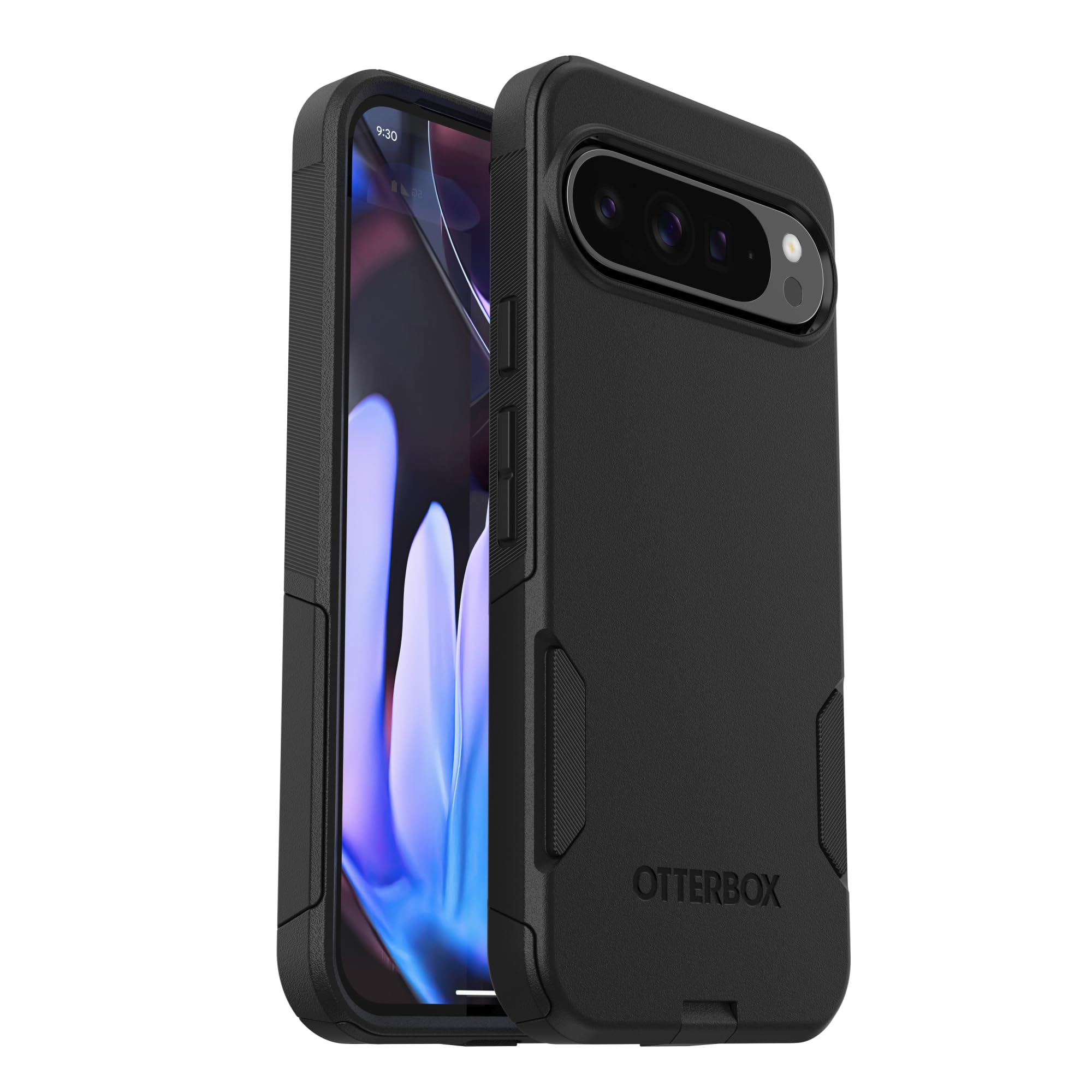 OtterBox Palomino Commuter Series Étui Noir Ultra élégant Compatible avec Le Chargement sans Fil avec Bords surélevés pour protéger l'appareil Photo et l'écran