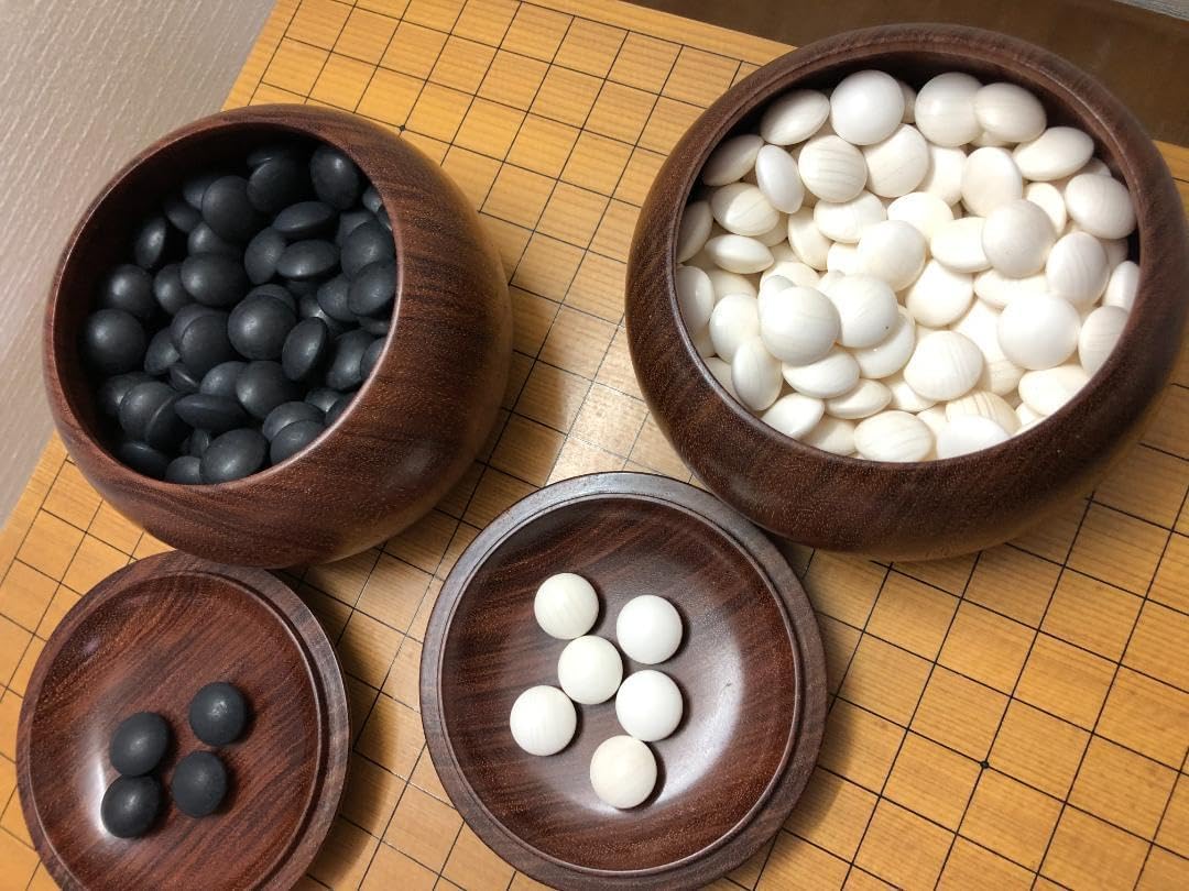 高級碁盤　囲碁盤　蛤碁石　那智黒石　足付き盤　碁笥　1212-6 高級碁盤 囲碁盤 蛤碁石 那智黒石 足付き盤 碁笥 1212-6 囲碁 碁盤