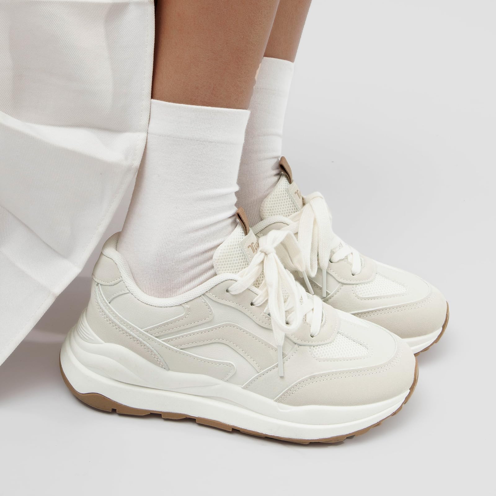 Tuopin Zapatillas de Moda para Caminar Zapatillas Deportivas para Mujer Zapatillas de Malla Transpirable