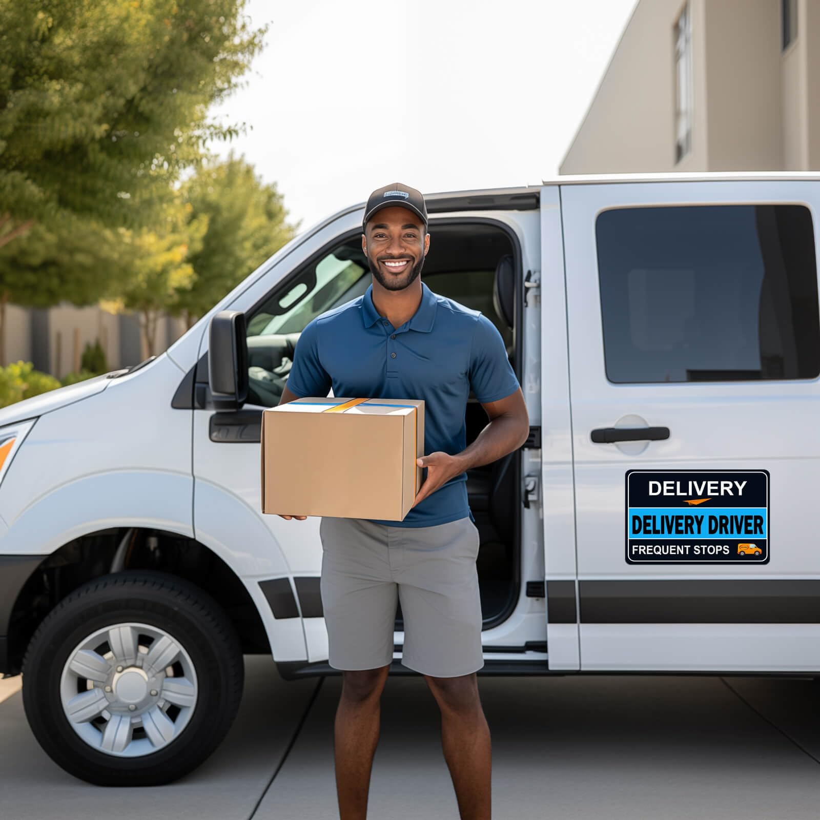 Delivery Driver Car Magnet Set, 3 Pack Removable - View #4