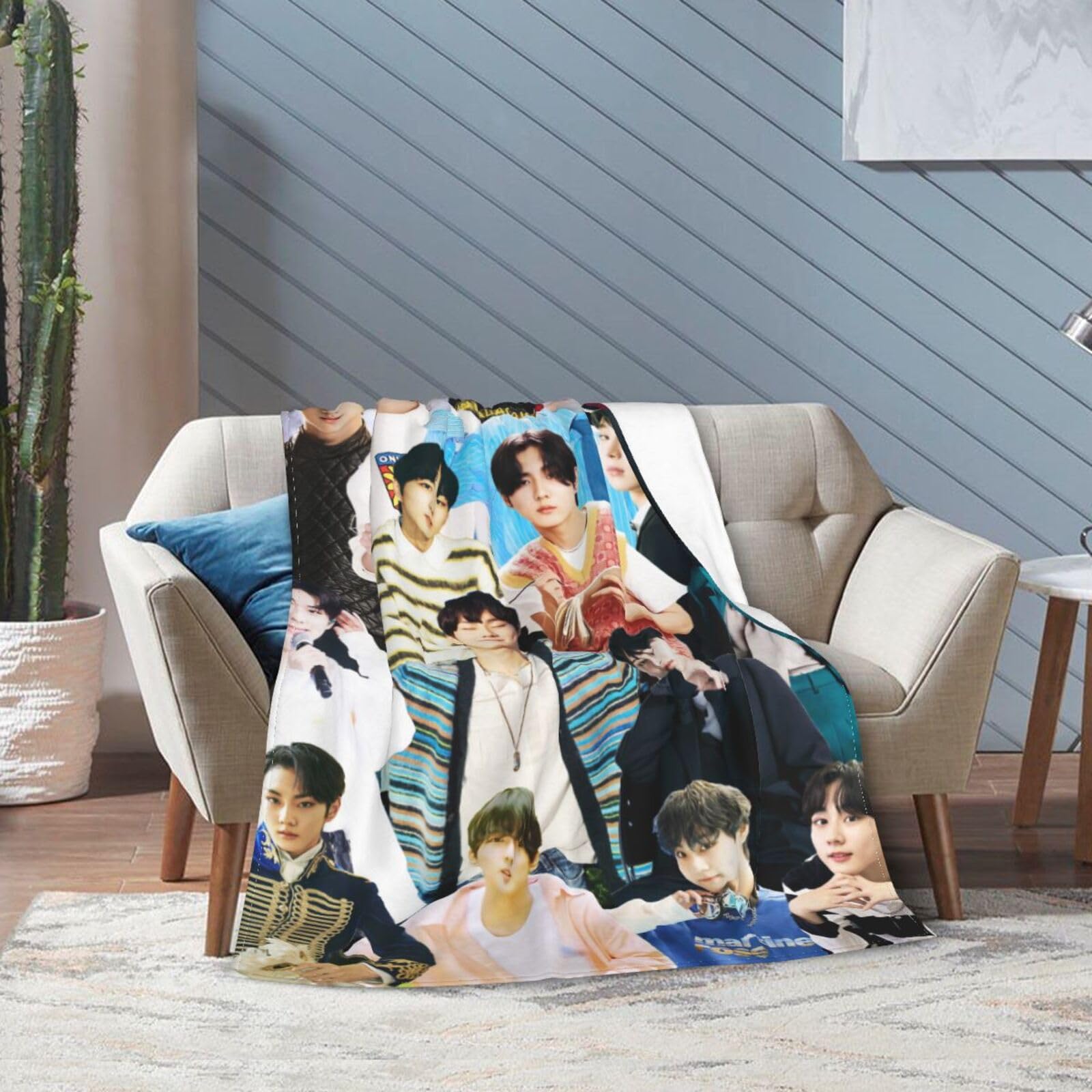 アイドル ENHYPEN FLUFFY CAT BLANKET for JUNGWON Oh the cute