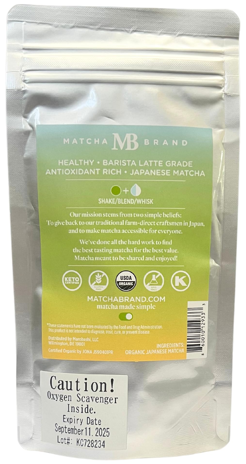 Matcha Brand Barista Grade Organic Matcha Powder - Crafted for Daily Cafe-Quality Tea Lattes - Authentic Japanese Green — view 8