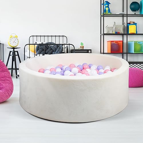 Miniatura 7 de Pelotas para bebés y niños pequeños, 100 bolas de plástico a prueba de aplastamiento para niños, bolas de juguete no tóxicas de 3 colores para