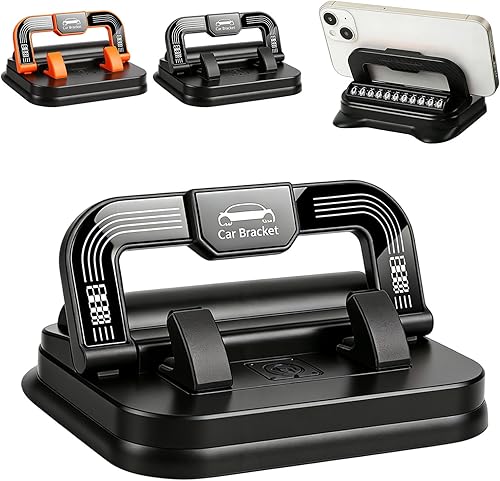 Miniatura 8 de Soporte para teléfono de automóvil, soporte para teléfono de tablero de instrumentos de 360°, adecuado para tablero de instrumentos de navegación