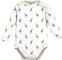 Vista 7 de Touched by Nature baby-girls Organic Cotton Long-sleeve Bodysuits
