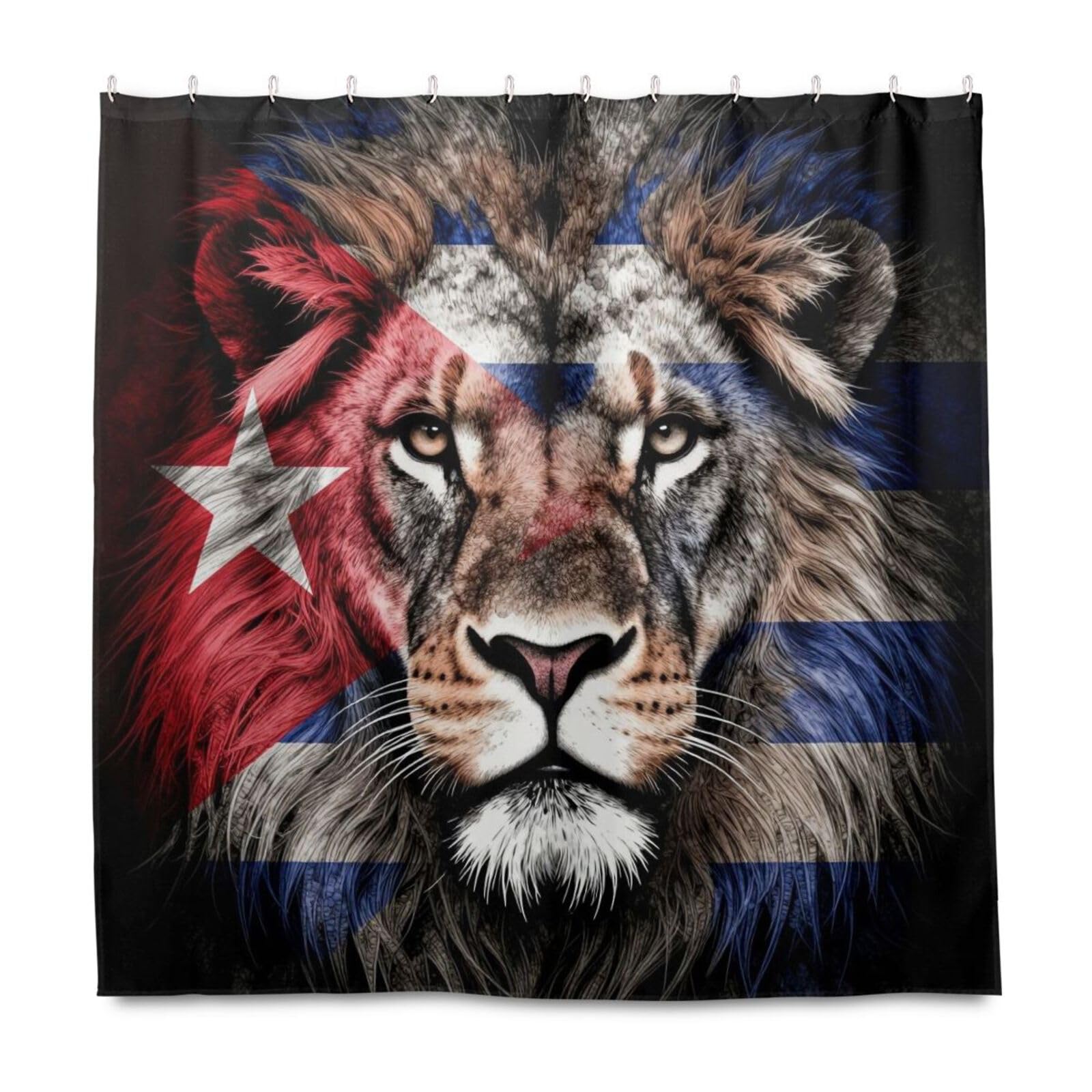 Rideau de douche en tissu polyester de qualité supérieure 183 cm