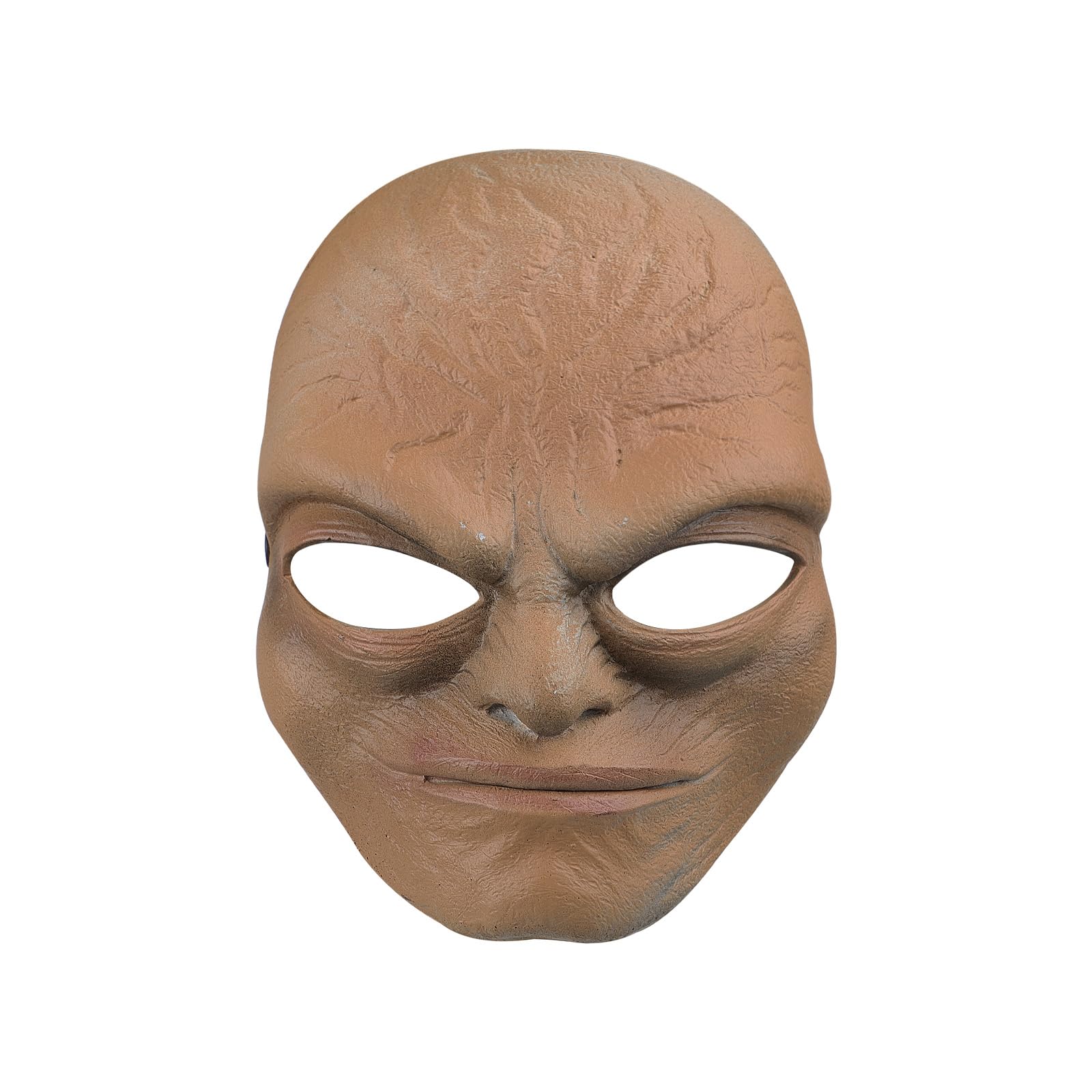Moonlove Realistic Alien Mask Halloween Costume Accessory Adult 3D Novelty Zombie Full Face Cover Gothic Headpiece Cosplay Party Prop Mardi Gras Festival Extraterrestrial Mask for Men Women