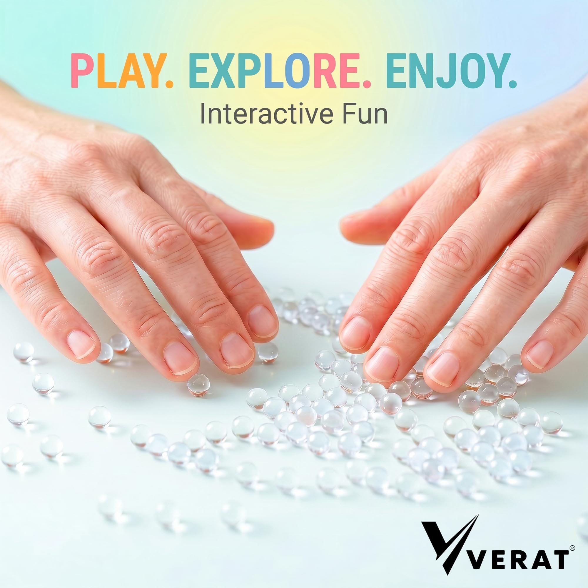 VERAT Water Beads - 50,000 Pack for Vase Fillers & Decor -11