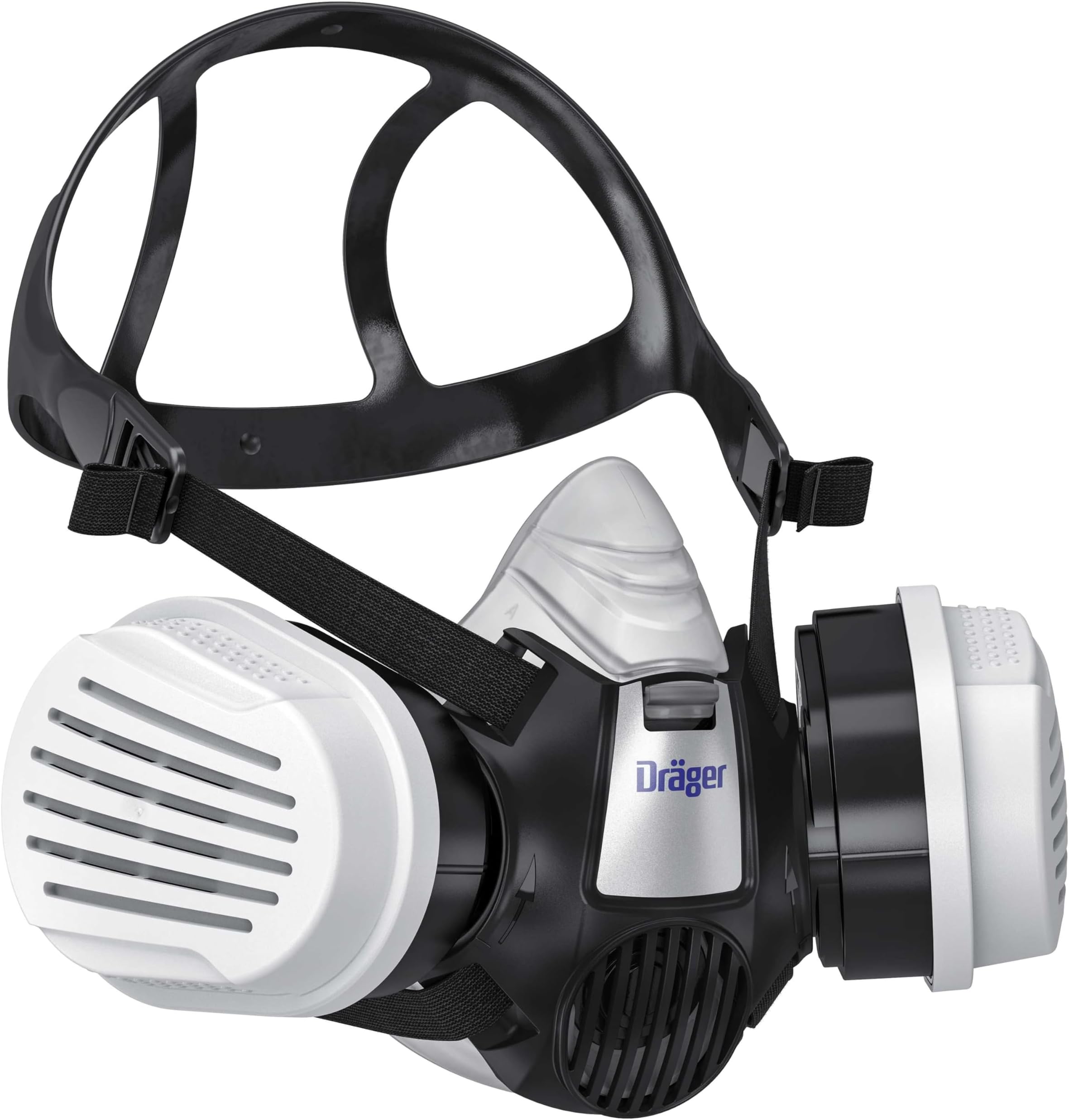 X-plore® 3300 Half Mask Respirator Set with 2 Reusable A2 P3 filters for Paint Spraying and Agricultural Work