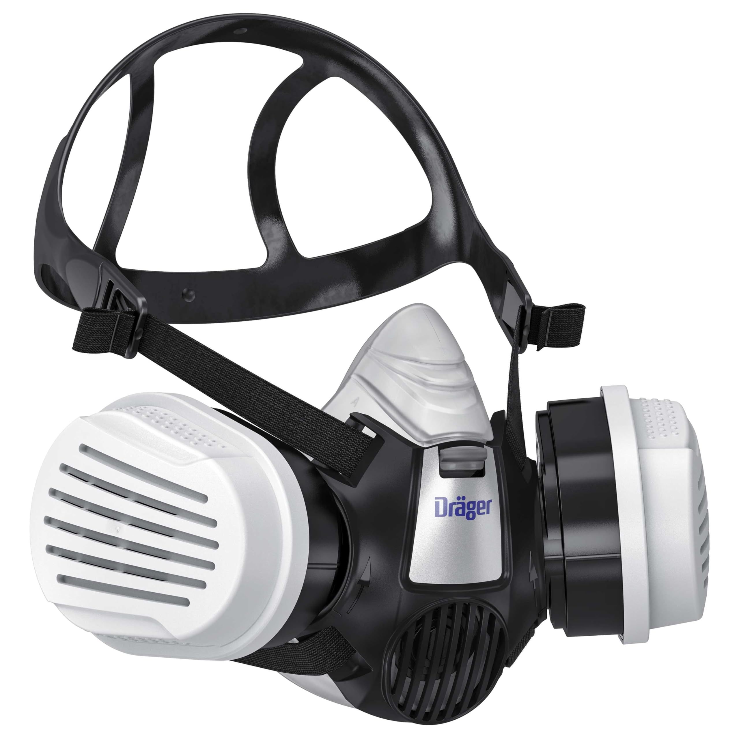 Dräger X-plore 3300 Lackiererset, Atemschutzmaske mit A2P3 Kombi-Filter – Halbmaske für Maler & Lackierer, zuverlässiger Schutz gegen Dämpfe, Gase und Feinstaub, Größe M