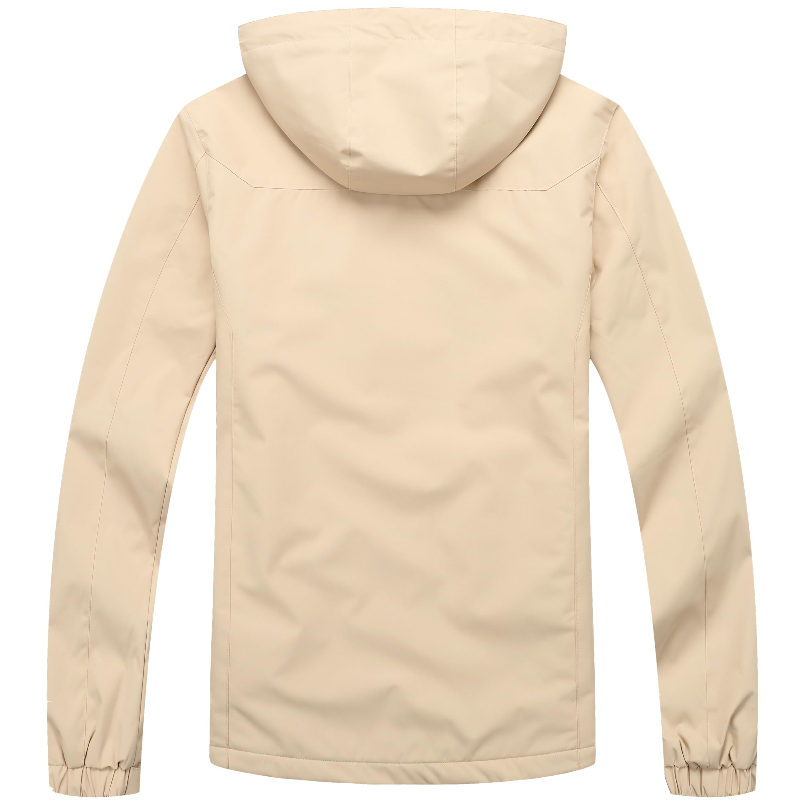 Blu Apparel Giacca impermeabile da donna con cappuccio, giacca a vento, per escursionismo, camminata, primaverile