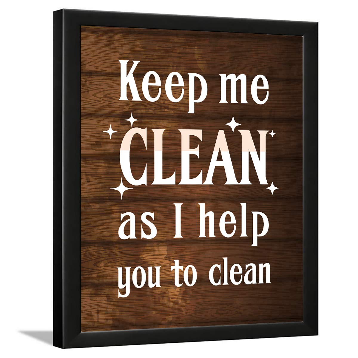 Chaka Chaundh Engineered Wood Bathroom Posters With Frame - Washroom Quotes Frames - Etiquette Rules Poster (14 X 11 Inches)