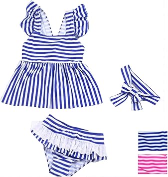 Amazon Co Jp Monoii 水着 キッズ 女の子 1 130 セパレート 水着 子供 女の子 ラッシュガード 可愛い C390 服 ファッション小物