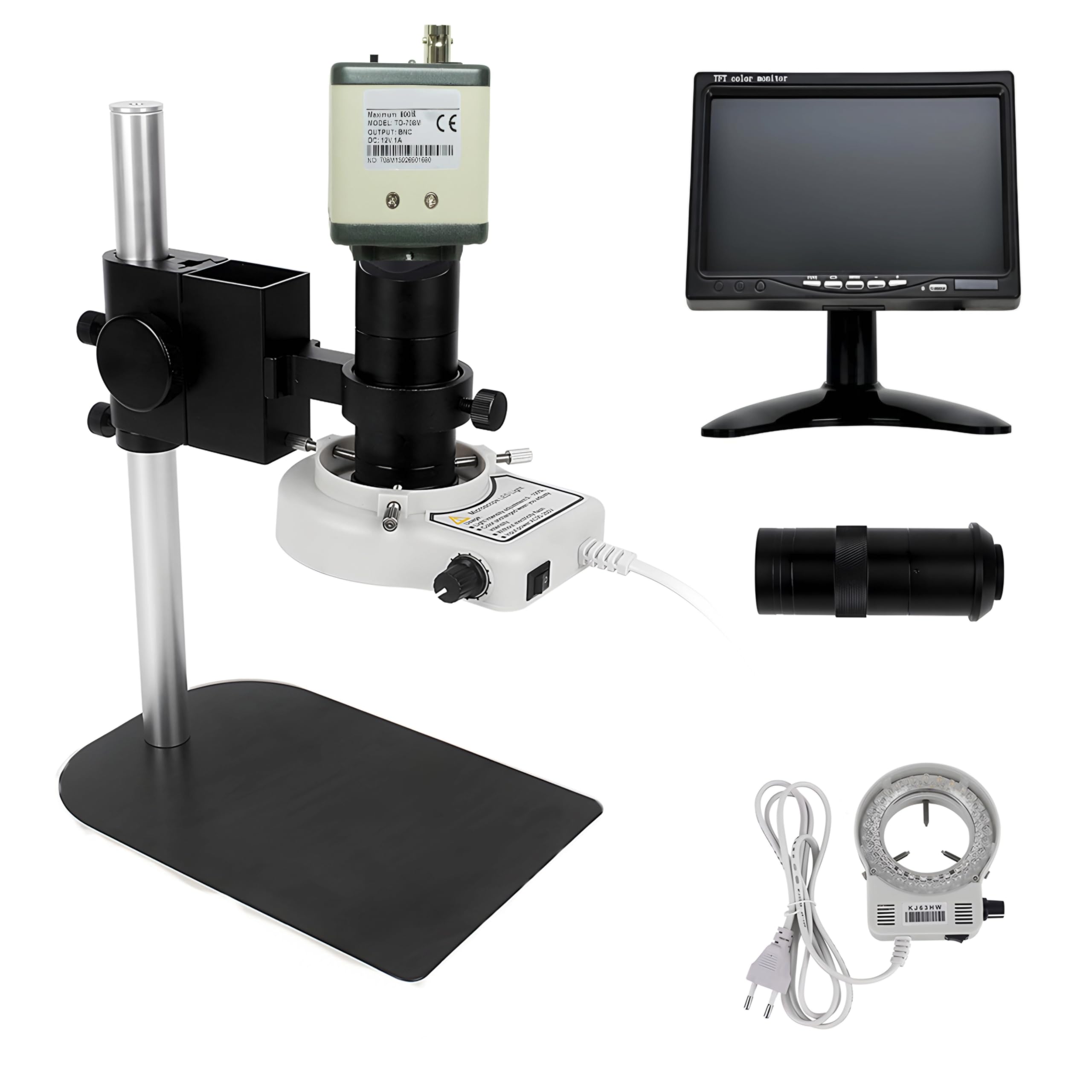 Microscope Camera Set with 7 Inch LCD
