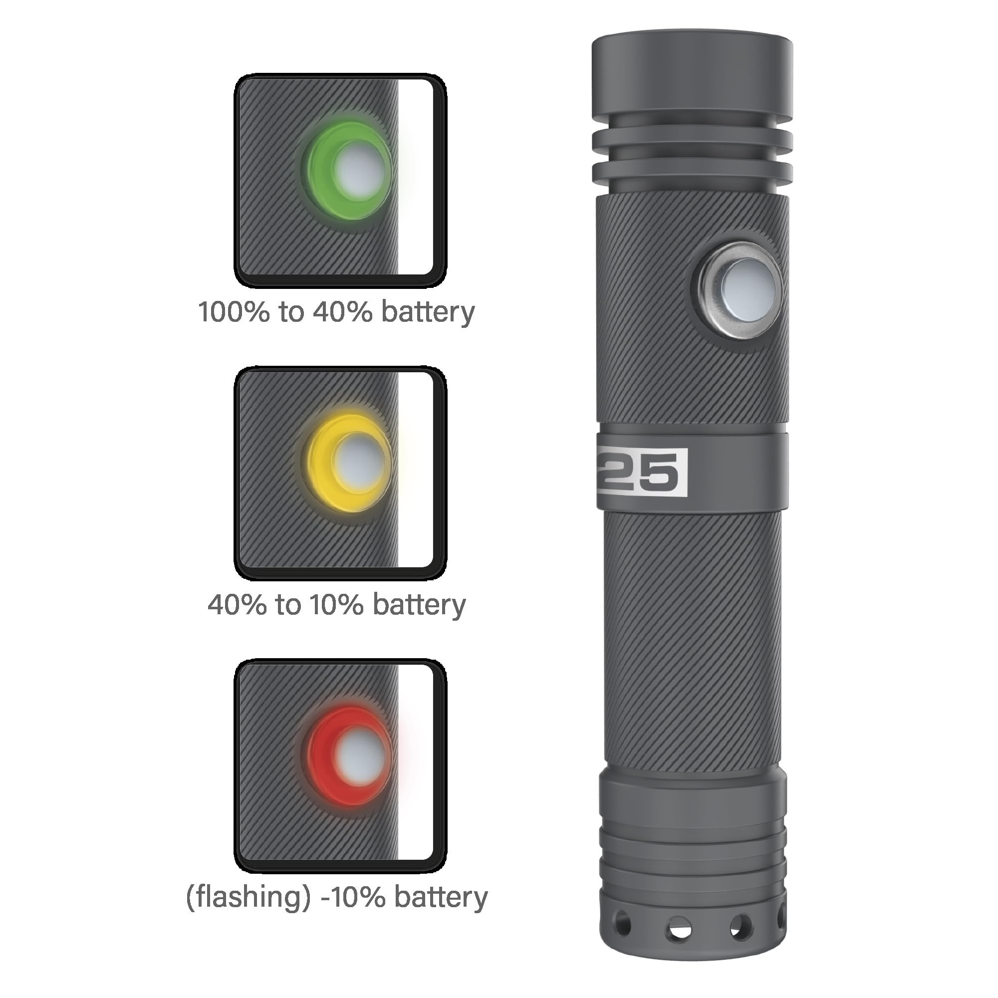 SEAC i25 Torcia Subacquea 1000 Lumen | Torcia da Immersione Ricaricabile | Profondità 100 m | Batteria Li-Ion 3450 mAh Inclusa | Fascio 6° | Compatta & Leggera