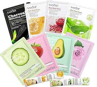 Face Masks Skincare (Pack of 8+2), Face Masks Beauty, Collagen Firming Facial Sheet Mask Hydrating, Moisturizing, Soothing, Clean Face Mask, Gifts for Women, Men, Daily Skincare for All Skin Types