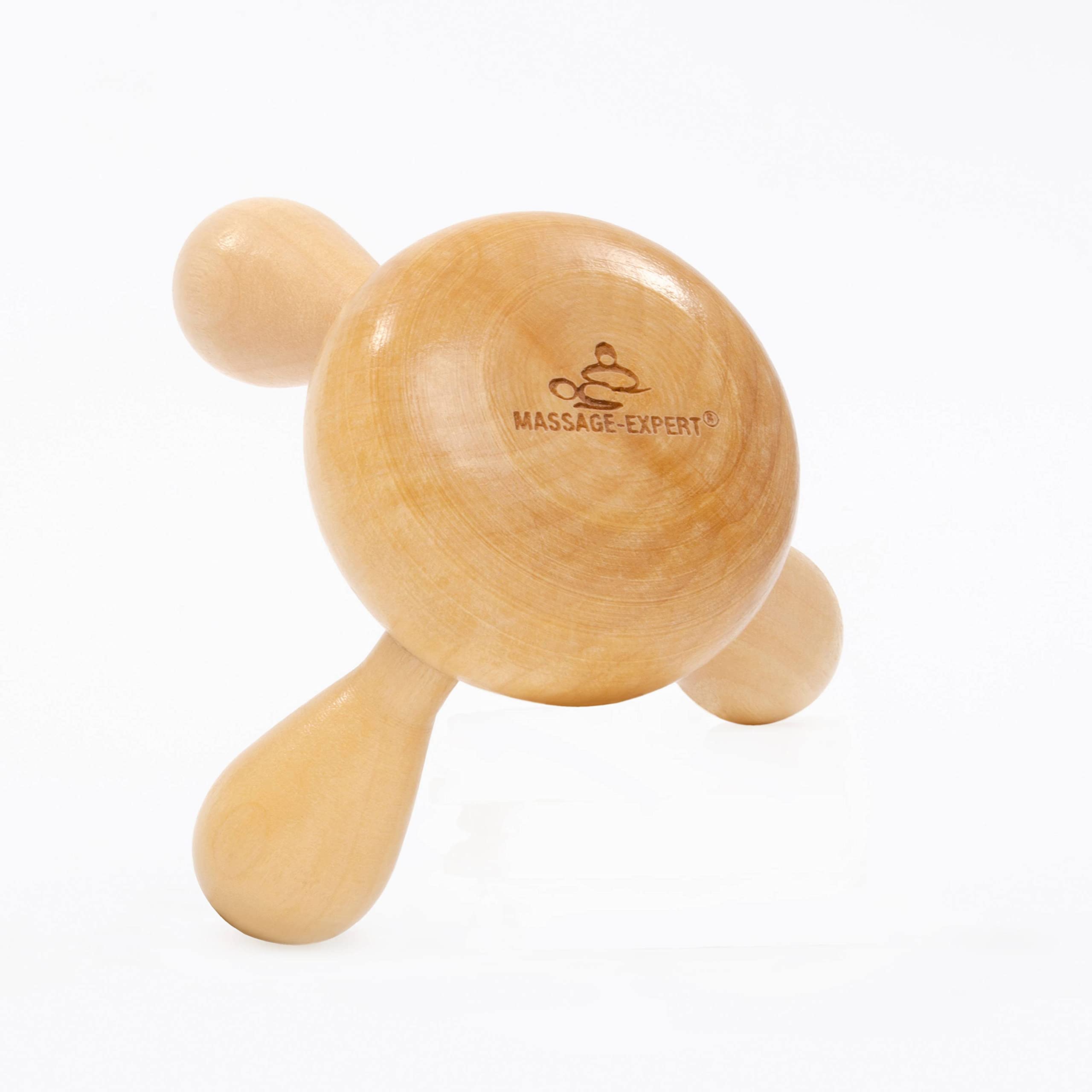 MASSAGE-EXPERTErgo Massage aid/Massage Device Made of Cherry Wood, Oil-Resistant | Relaxation for Back, Neck, arms & Legs | Top Hygiene Thanks to Oil-Resistant Varnish | Quality
