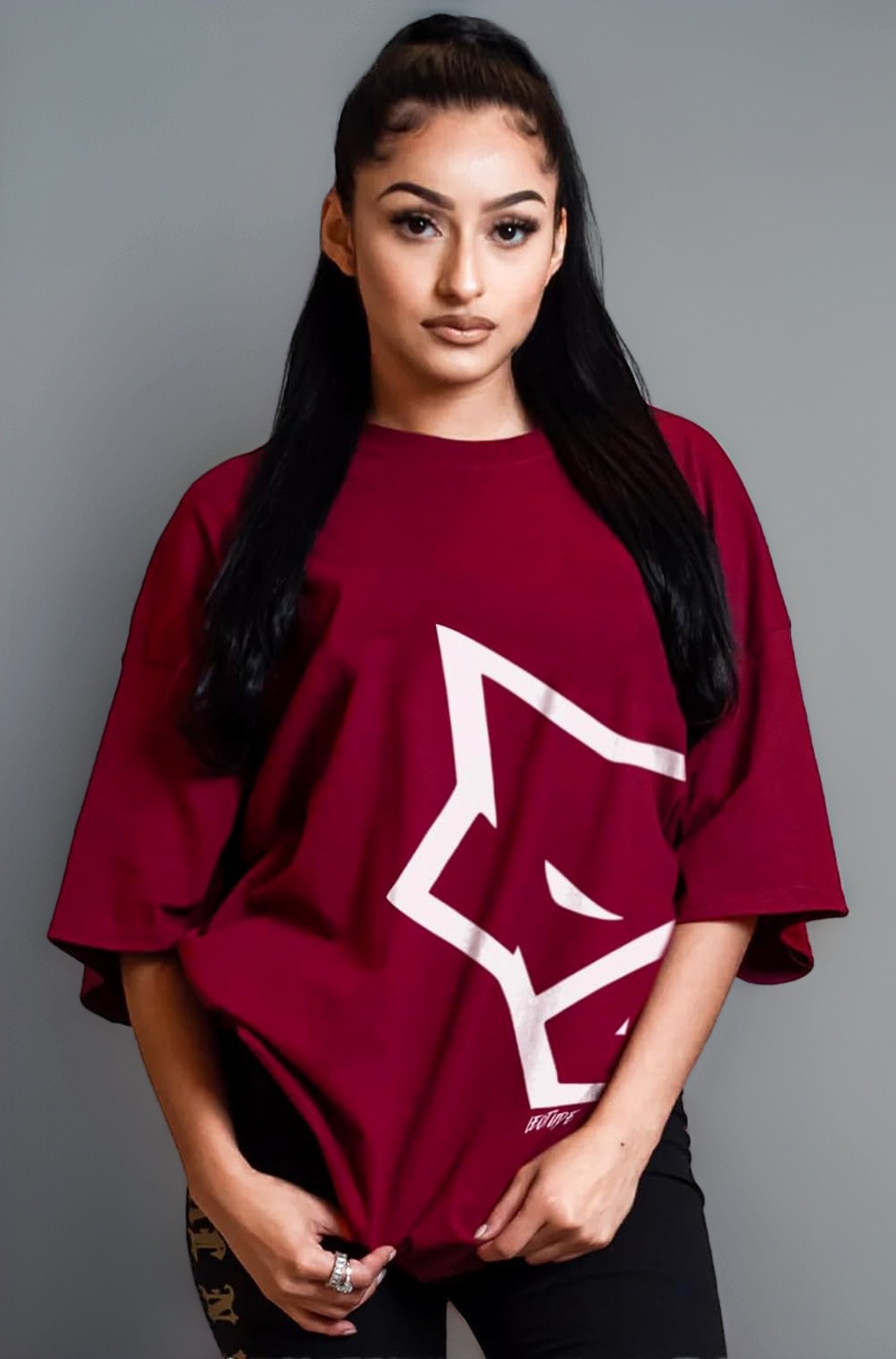 LEOTUDE Women's Cotton Oversized Fit T-Shirt