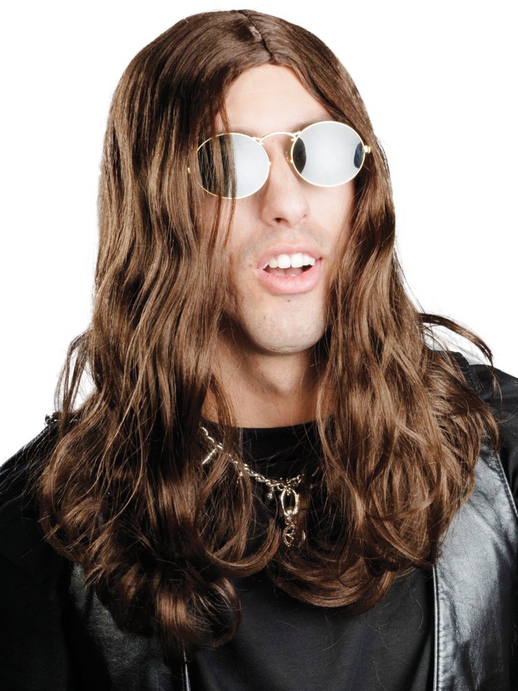 Enigma Wigs Men's Ozzi, Brown, One size