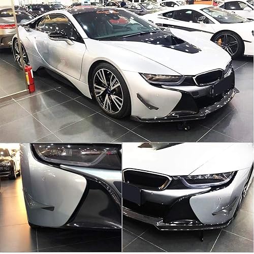 Miniatura 3 de Canards de fibra de carbono para BMW I8 Coupé 2014-2018 parachoques delantero Spoiler Splitter Winglets Splitter Protector Body Kits Factory Outlet