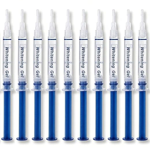 ProDental Teeth Whitening Gel Syringe Refill 10 Pack | 35% Carbamide Peroxide - 60 Treatments | Faster Results Than Tooth Whitening Strips - Pen - Powders and Toothpaste | Safe for Sensitive Teeth