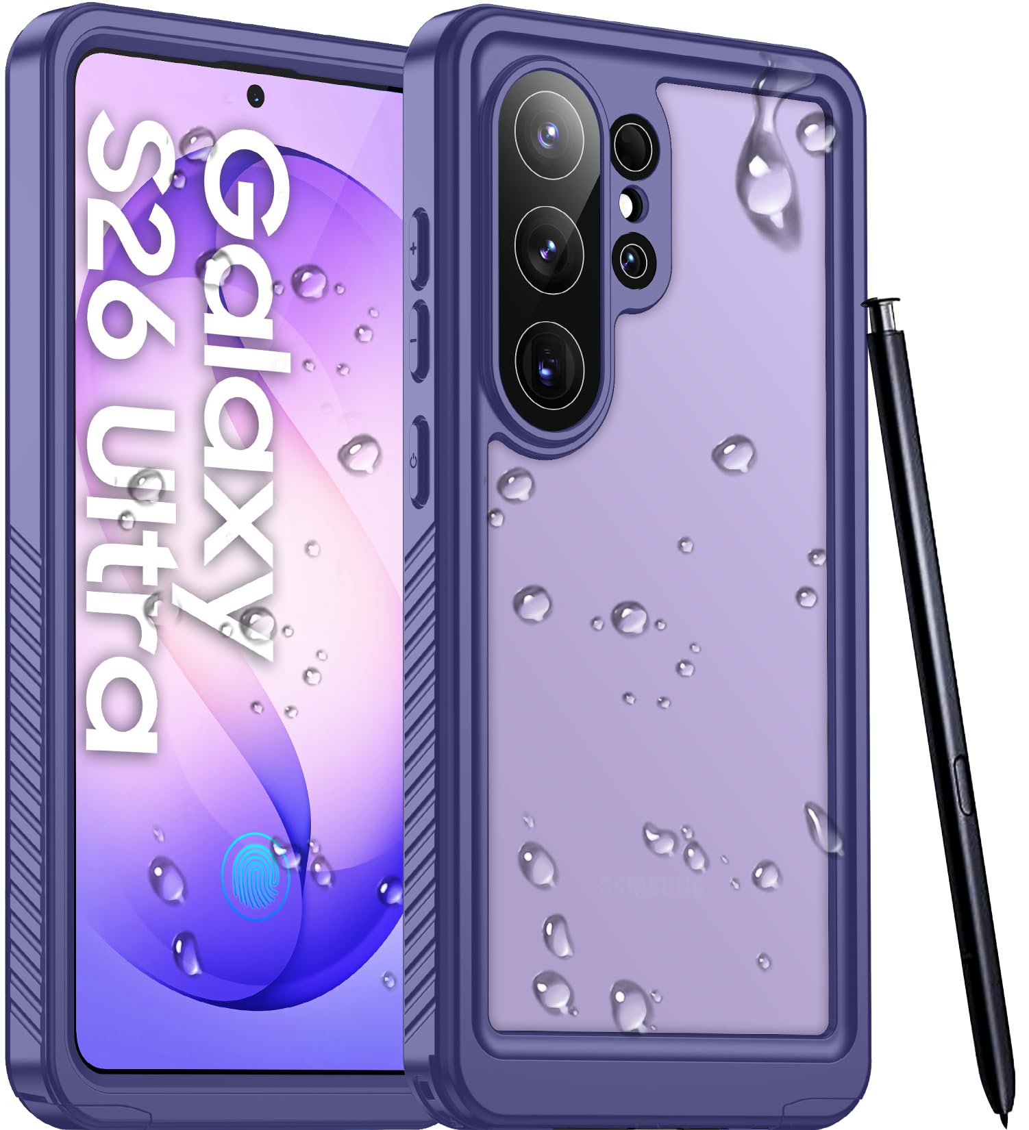 Amazon.com: Temdan Designed for Samsung Galaxy S26 Ultra Case Waterproof, Built-in Lens & Screen Protector Military Grade Shockproof Dropproof IP68 Underwater Full Body Phone Case for Galaxy S26 Ultra 6.9"-Purple : Cell Amazon.com: Temdan Designed for Samsung Galaxy S26 Ultra Case Waterproof, Built-in Lens & Screen Protector Military Grade Shockproof Dropproof IP68 Underwater Full Body Phone Case for Galaxy S26 Ultra 6.9"-Purple : Cell