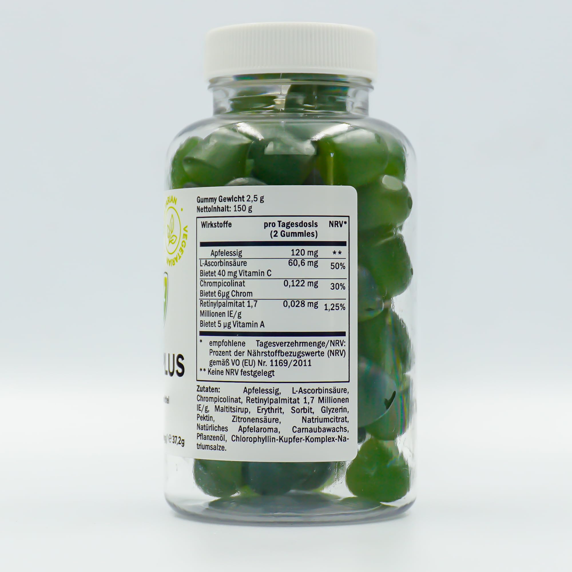 Nutrim PLUS Apfelessig Kapseln, Neue Formel, Vegan, 60 Gummies (1)