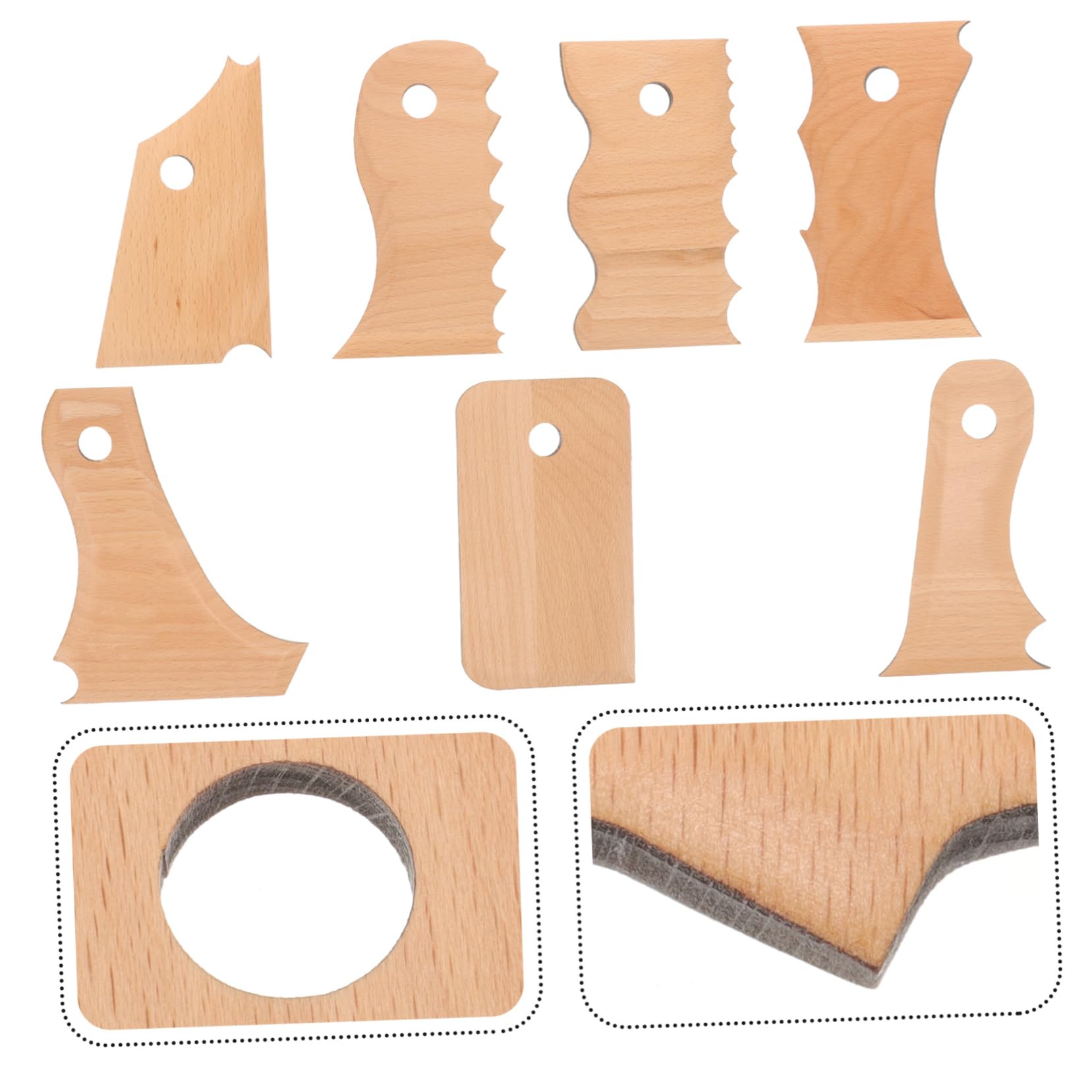 LALAFINA 28piezas De Arcilla Para Escultura Kit De De Raspadores y Cortadores De Arcilla Para Manualidades