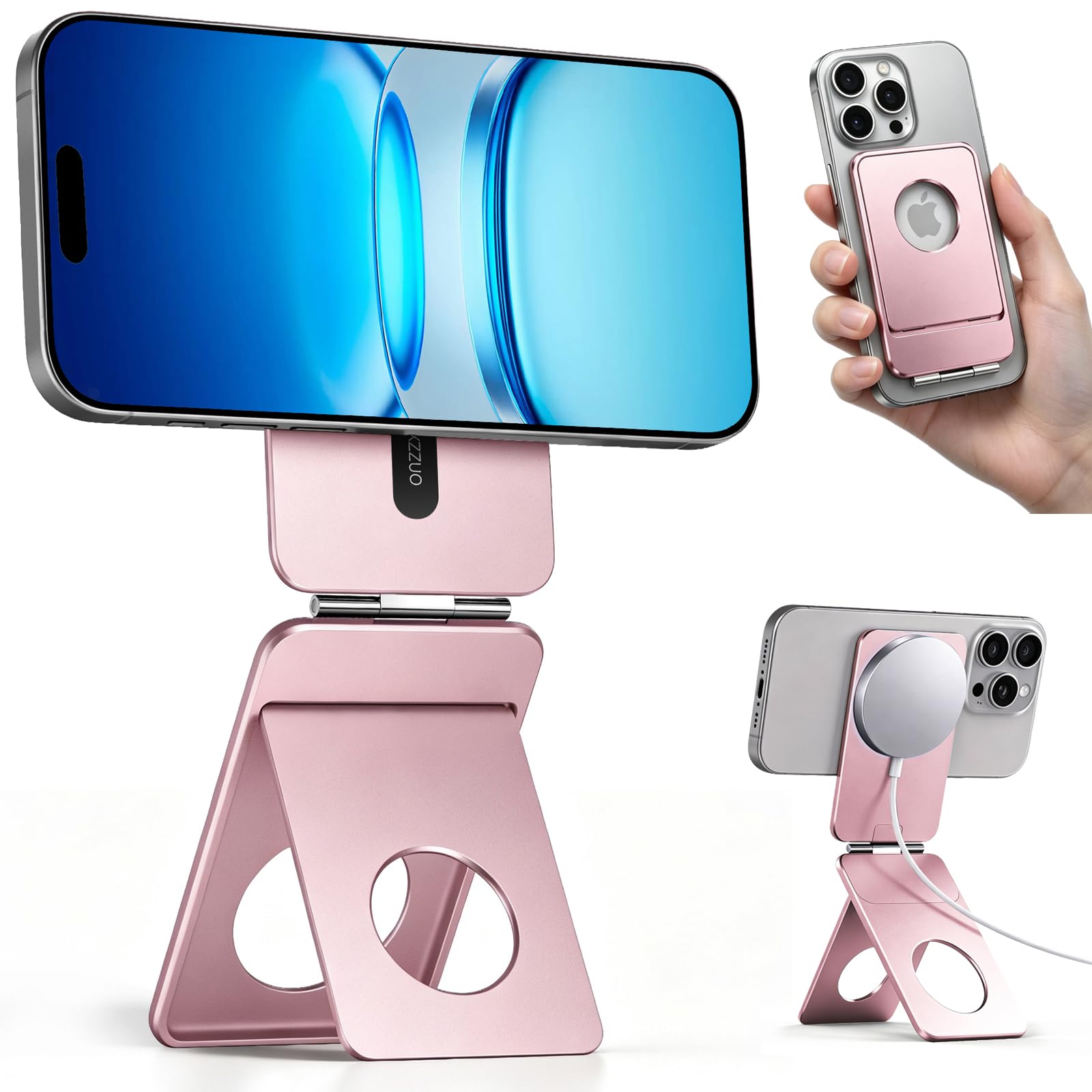 スマホスタンド、iPhone 用三脚、アルミ合金製 Magsafe