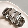 Rectangular Quartz Watch, 30mm Stainless Steel Dial, Adjustable Strap, Mineral Glass, 3ATM Waterproof, Wristwatch for Men & Women