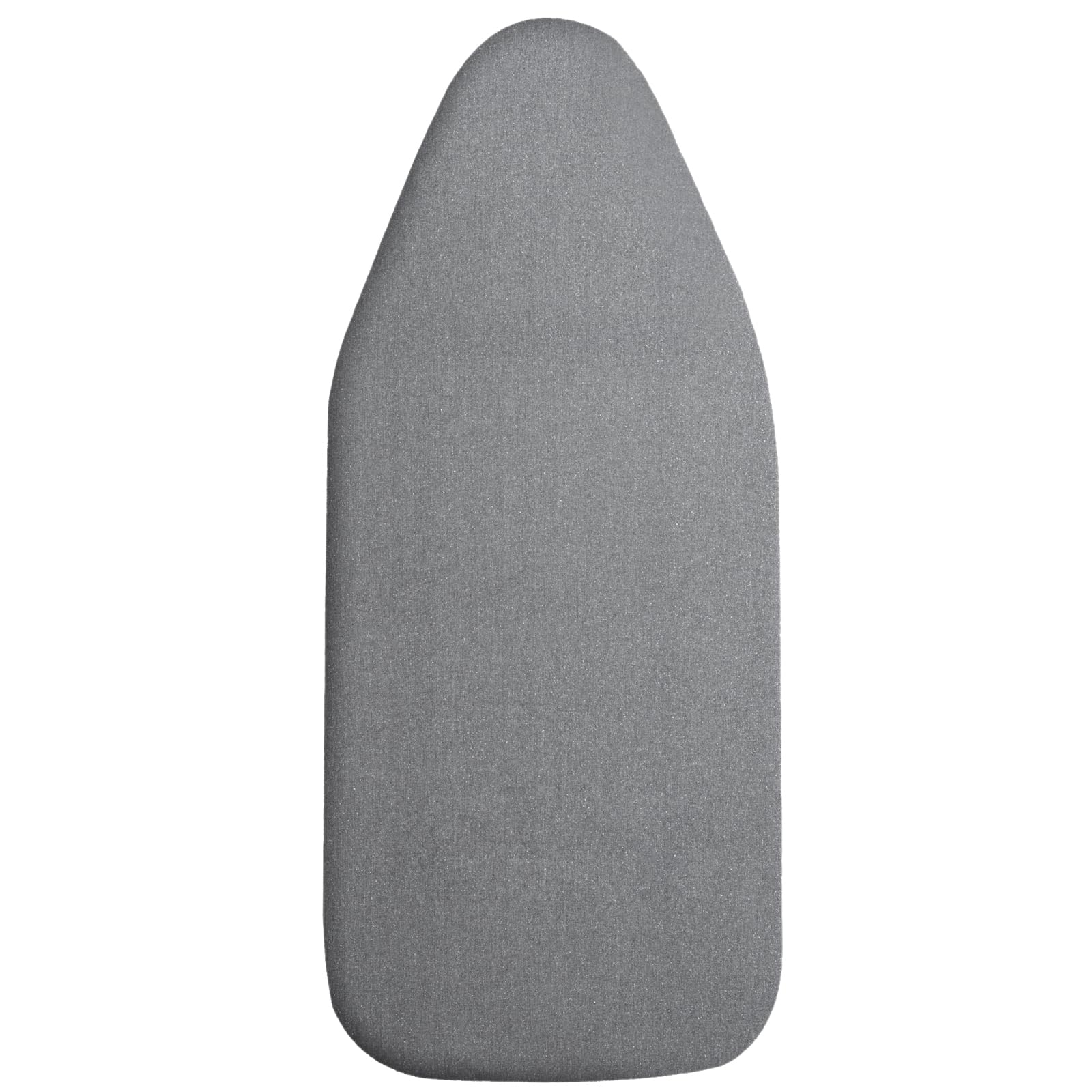 Funda acolchada para tabla de planchar de 12.5 x 32 pulgadas, resistente a las quemaduras, funda de hierro de algodón con acolchado reflectante de calor resistente (gris, 12.5 x 32 pulgadas)