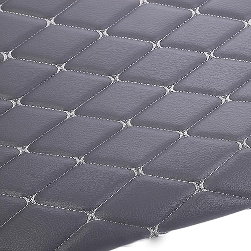 Miniatura 2 de Tela de vinilo de espuma acolchada, parte trasera de esponja gruesa de piel sintética, cabecero de tapicería para automóvil, 39 x 60 pulgadas,