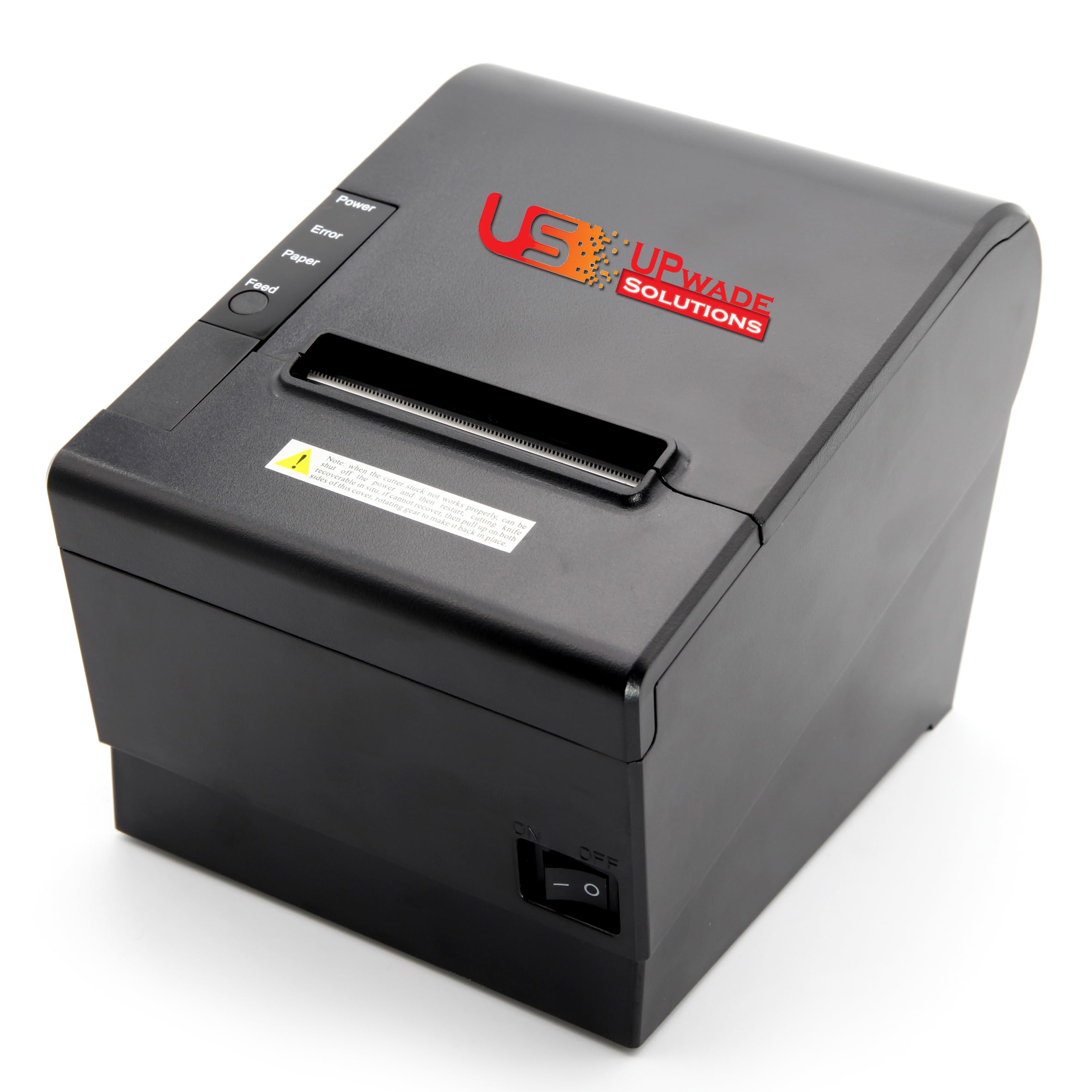 Upwade 80mm Thermal Receipt Printer with Auto Cutter (USB+ Bluetooth) / Compatible with Windows/Mobile/Mac / 160mm Speed