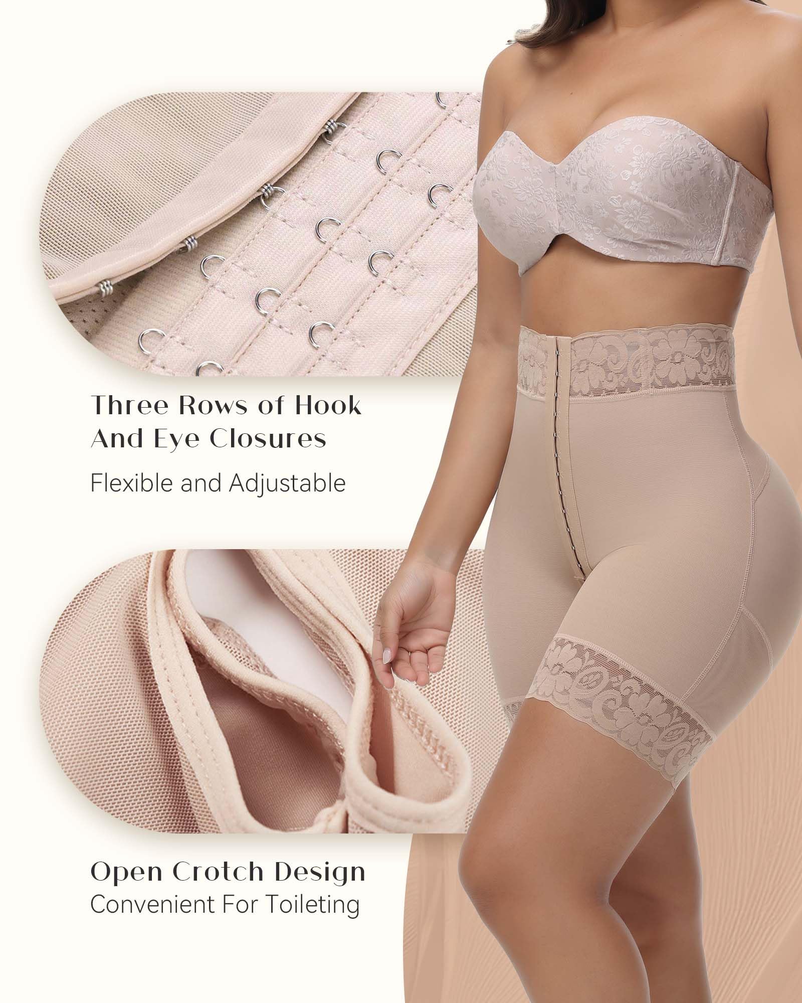Culotte gainante taille haute pour femme - Culotte amincissante pour les hanches - Culotte gainante - Short amincissant