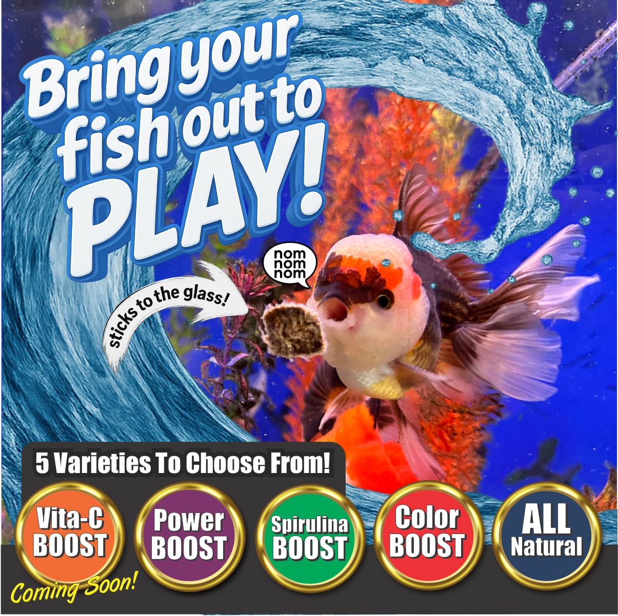 Super Cichlids Alimento per pesci d'acqua dolce e salata con vitamina C Boost – Supporto immunitario per pesci d'acqua dolce e salata