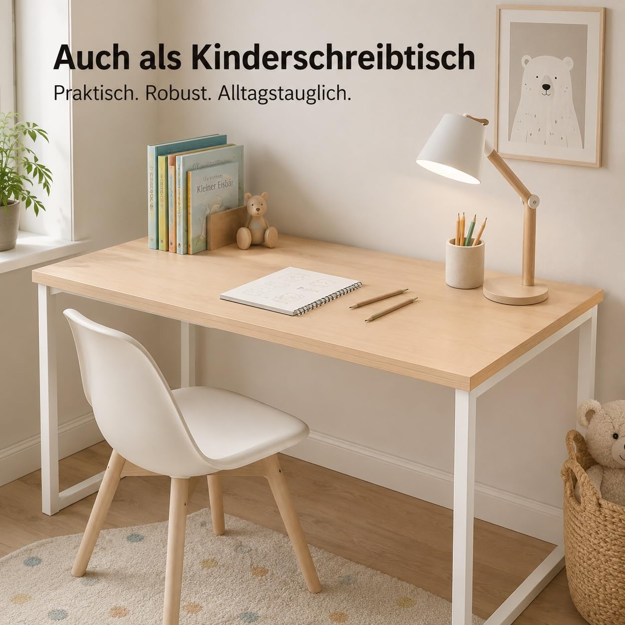 Holzgrusskarten.at Schreibtischplatte nach Maß - Birke - 25 mm Stärke, individueller Zuschnitt, DIY-Schreibtisch aus Holz, Tischplatte, Arbeitsplatte, Werkbankplatte