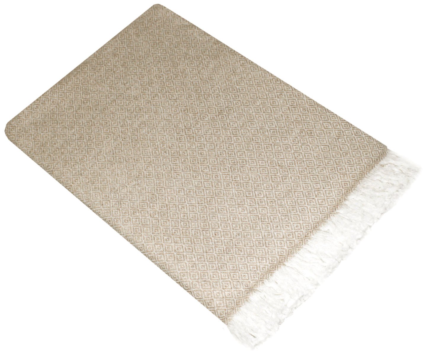 Lorenzo Cana Kaschmirdecke Kuscheldecke 100% Kaschmir flauschig weiche Wohndecke Decke handgewebt, Sofadecke Kaschmirdecke Wolldecke 96176