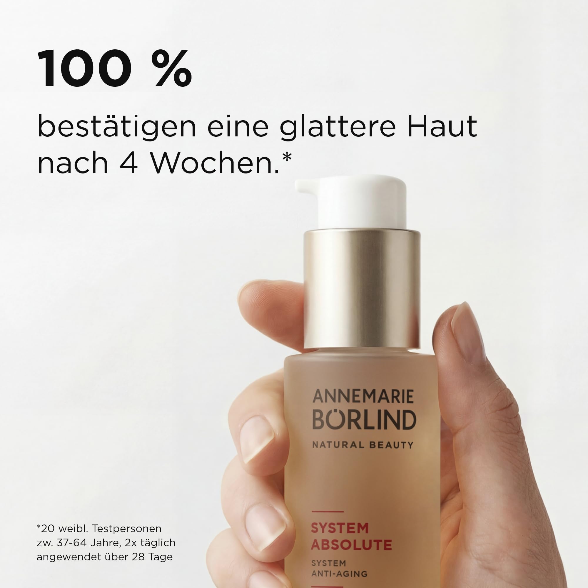 ANNEMARIE BÖRLIND SYSTEM ABSOLUTE Straffendes Beauty Fluid 50ml Anti-Aging | Straffendes Gesichtsfluid, Mildert Falten, Glättet die Haut, Aktiviert Kollagenproduktion, Anti-Aging, Feuchtigkeitsspendend
