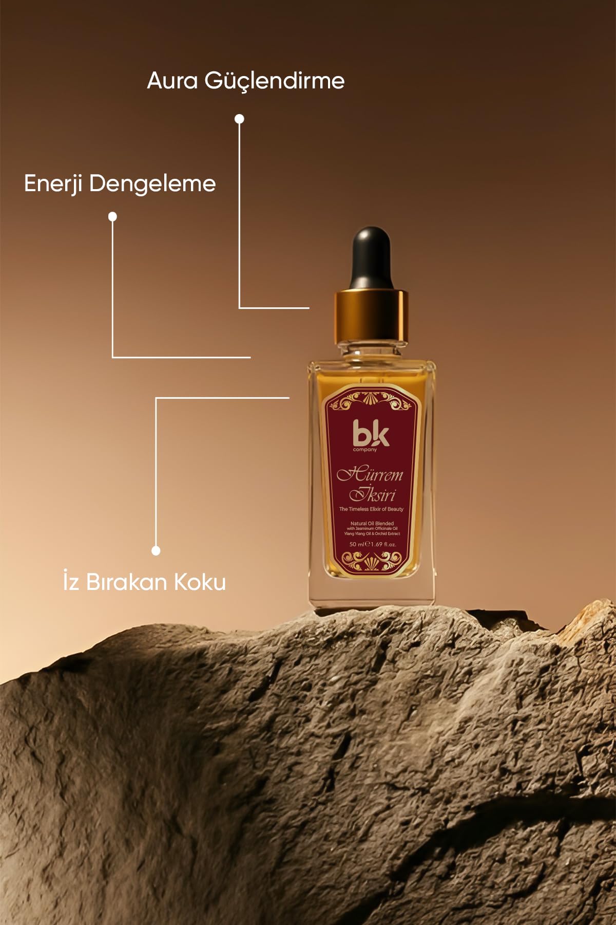 Hürrem İksiri Yağı İz Bırakan Vazgeçilmezlik Sırrı Afrodızyak Etkili 50 Ml