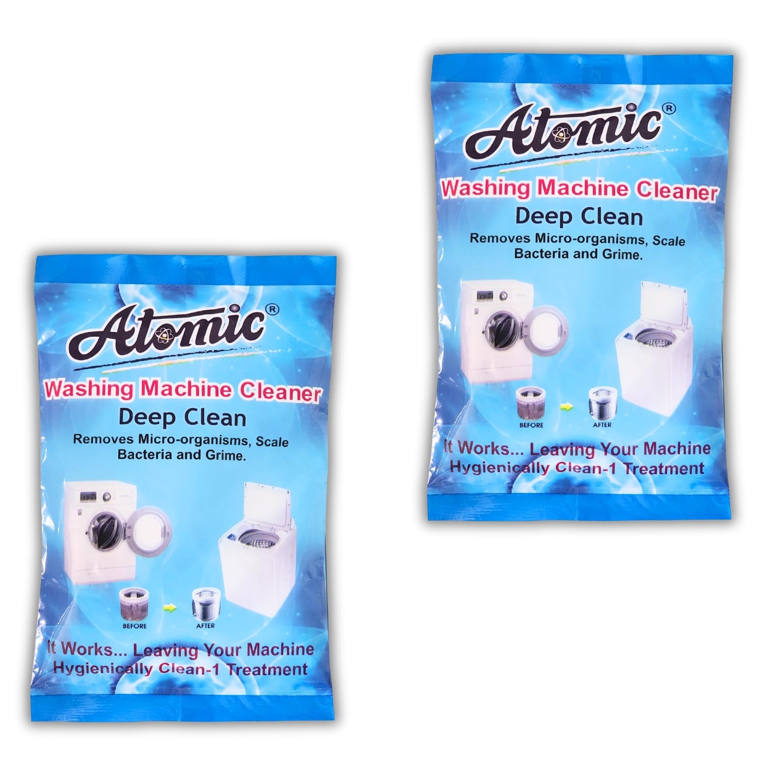 Front Load Washing Machine Drum Cleaning Powder, Top Load Washing Machine Tub Cleaner Powder, Descale Powder For Washing Machine [Pack OF 2, 150 GM Each] (B09VPJFR6Z) Amazon Price History, Amazon Price Tracker