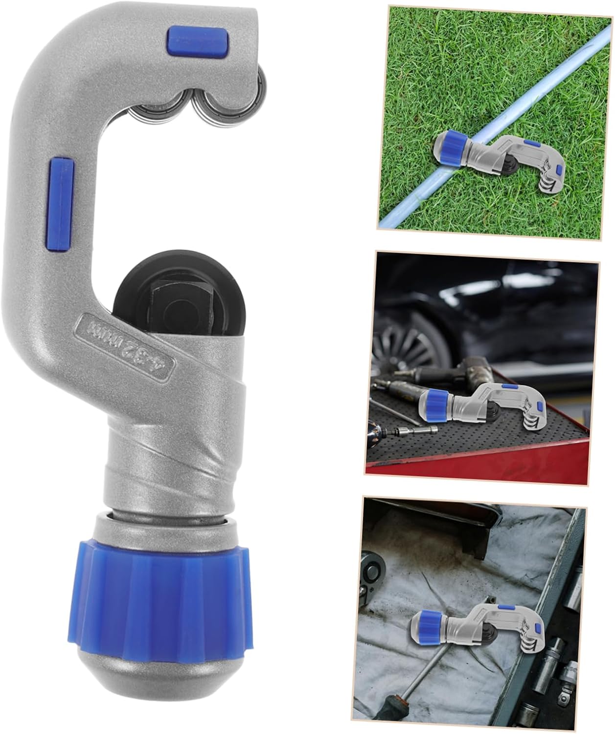 DOITOOL Heavy-Duty PVC Pipe Cutter Tool Stainless Steel Tube Cutter for 4-32mm Copper PPR and Plastic Pipes Suitable for Home Repairs and Plumbing Projects