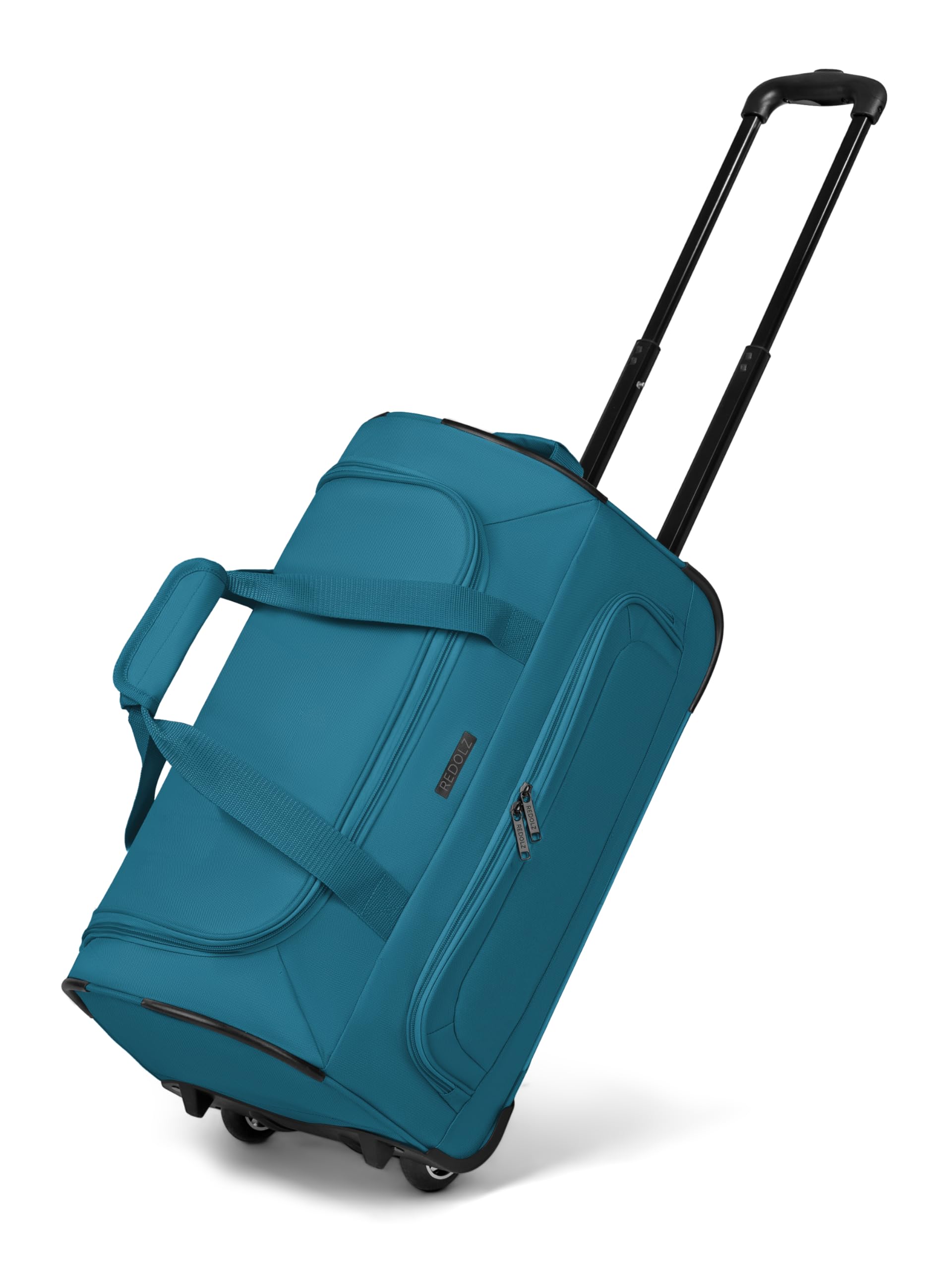 REDOLZ Duffle Essentials, nero, S, Borsa da viaggio con ruote