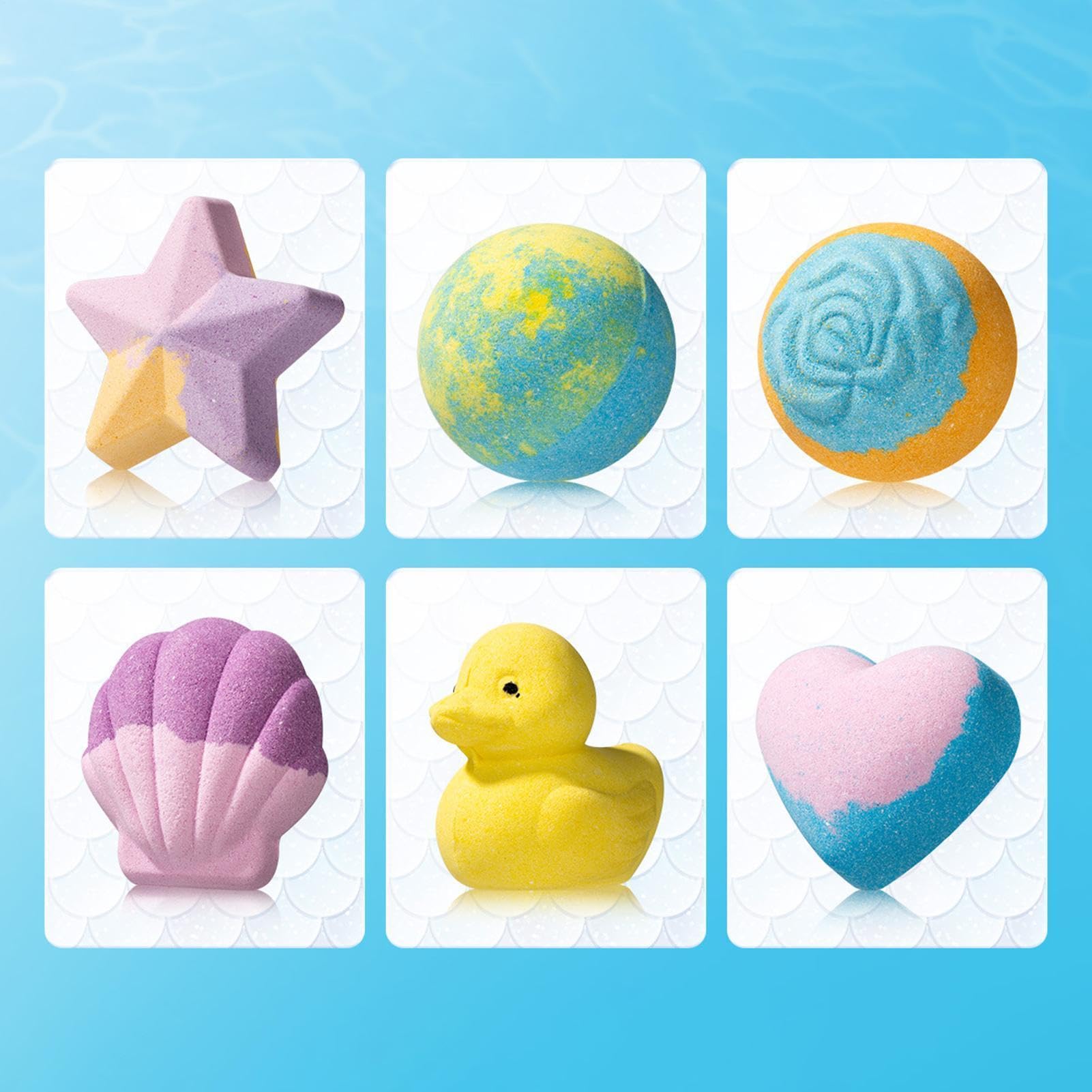 Bubble Shower Ball 6 sztuk bąbelkowa sól do kąpieli relaksacyjnej, środek do czyszczenia ciała z odżywczą formułą w skórze, bomba łazienkowa do domu, hotelu,